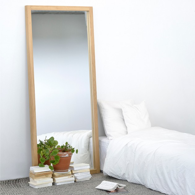 Light Frame Floor Mirror , Oak - Ethnicraft