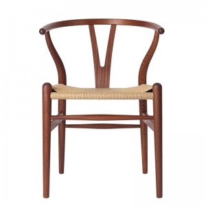 Silla CH24 Wishbone Caoba de Carl Hansen