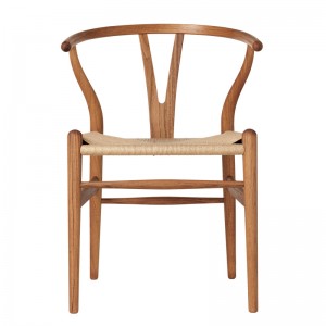 Silla CH24 Wishbone Teca de Carl Hansen