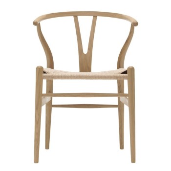 Silla CH24 Wishbone roble jabón de Carl Hansen Silla CH24 Wishbone roble jabón de Carl Hansen