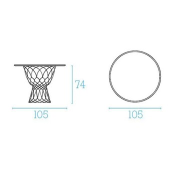Emu Table d’extérieur Re-Trouvè diamètre 105
