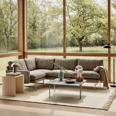 Imagen ambientada sofá Lissoni Corner PL114 L tapizado moss de Fritz Hansen Imagen ambientada sofá Lissoni Corner PL114 L tapizado moss de Fritz Hansen