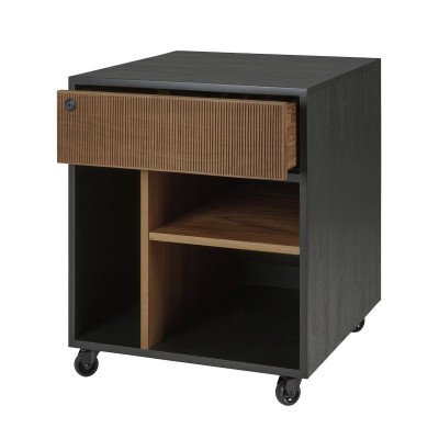 Oscar drawer unit with wheels and 1 drawer from Ethnicraft Oscar drawer unit with wheels and 1 drawer from Ethnicraft