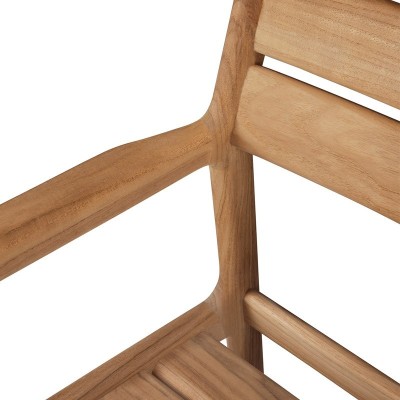 Detalle asiento Silla Jack outdoor de Ethnicraft