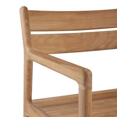 Detalle respaldo Silla Jack outdoor de Ethnicraft