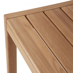 Detalle mesa de comedor Jack de exterior de Ethnicraft