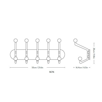 AndTradition - Perchero Capture Hanger SC76 AndTradition - Perchero Capture Hanger SC76