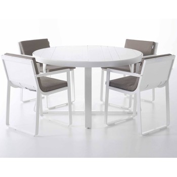 mesa de comedor circular Flat Gandia Blasco mesa de comedor circular Flat Gandia Blasco