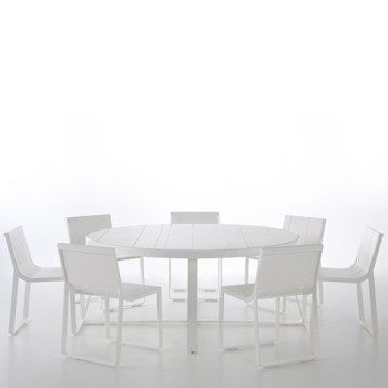 mesa de comedor circular Flat Gandia Blasco mesa de comedor circular Flat Gandia Blasco