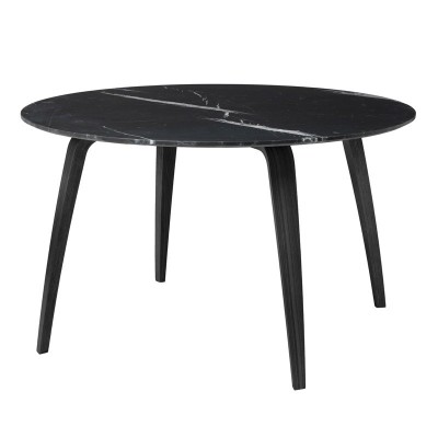Mesa de jantar redonda Gubi Marble Dining Mesa de jantar redonda Gubi Marble Dining