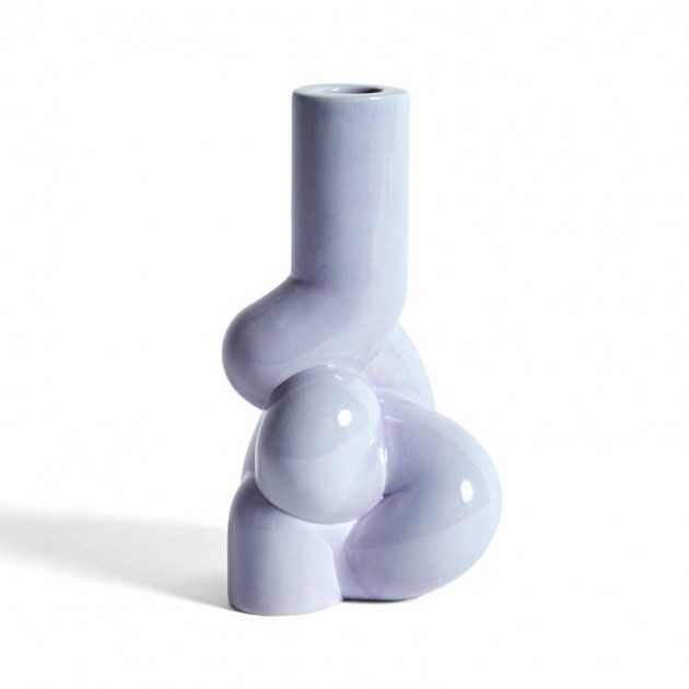 W&S Soft Candleholder color lavanda de HAY