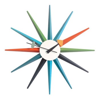 Sunburst Clock Multicolor - Vitra