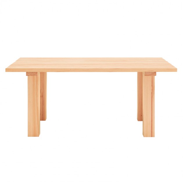 Mesa de comedor Banda color pino natural largo 180cm de Teulat