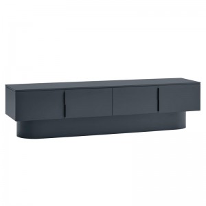 Vista mueble TV Totem color gris antracita de Teulat