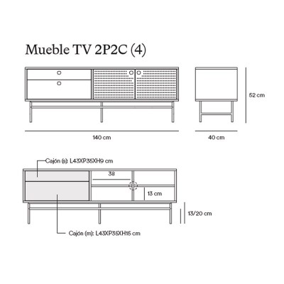 Teulat Mueble TV Punto Teulat Mueble TV Punto
