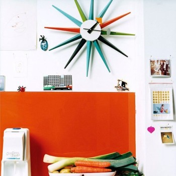 Sunburst Clock Multicolor - Vitra