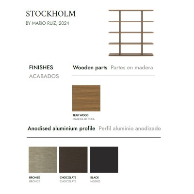Stockholm Shelf by Punt, Ombra Collection