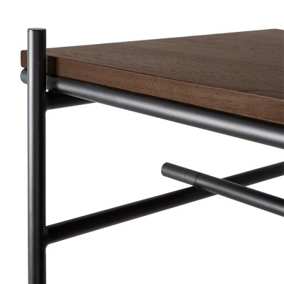 Ethnicraft, coat rack with shelves Oscar