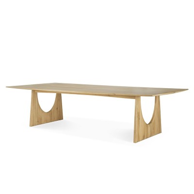 Geometric meeting table, natural oak - Ethnicraft