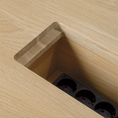 Mesa de reuniones Geometric , roble natural - Ethnicraft Mesa de reuniones Geometric , roble natural - Ethnicraft