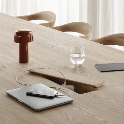 Mesa de reuniones Geometric , roble natural - Ethnicraft Mesa de reuniones Geometric , roble natural - Ethnicraft