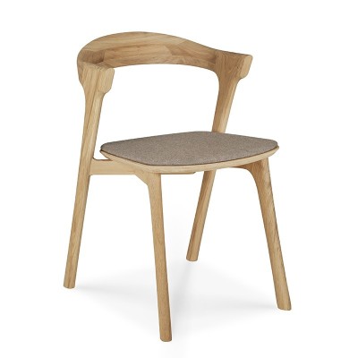 Silla Bok tapizado Warm grey - Ethnicraft Silla Bok tapizado Warm grey - Ethnicraft