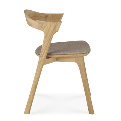 Silla Bok tapizado Warm grey - Ethnicraft Silla Bok tapizado Warm grey - Ethnicraft