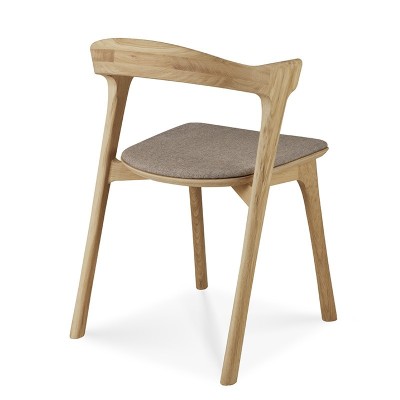 Silla Bok tapizado Warm grey - Ethnicraft Silla Bok tapizado Warm grey - Ethnicraft