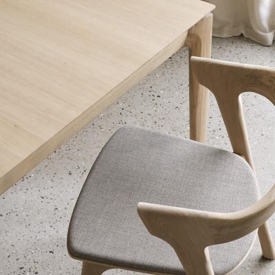 Silla Bok tapizado Warm grey - Ethnicraft Silla Bok tapizado Warm grey - Ethnicraft
