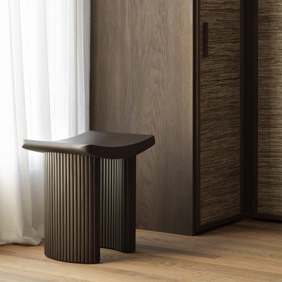 Ethnicraft, Low Roller Max Stool Ethnicraft, Low Roller Max Stool