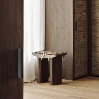 Ethnicraft, Low Roller Max Stool Ethnicraft, Low Roller Max Stool