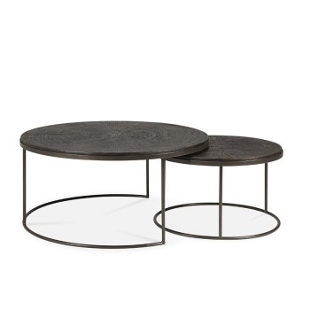 Conjunto mesas de centro Nesting Minerals - Ethnicraft Conjunto mesas de centro Nesting Minerals - Ethnicraft