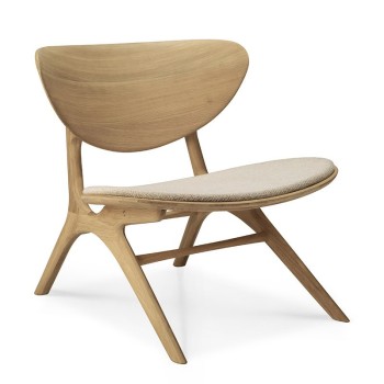 Sillón Eye asiento tapizado - Ethnicraft Sillón Eye asiento tapizado - Ethnicraft