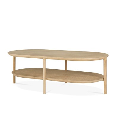 Mesa de Café Oval Bok - Ethnicraft Mesa de Café Oval Bok - Ethnicraft