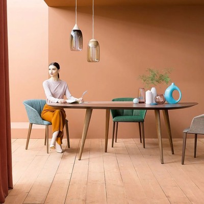 Zanotta, Mesa Tweed 2316 de madera Zanotta, Mesa Tweed 2316 de madera