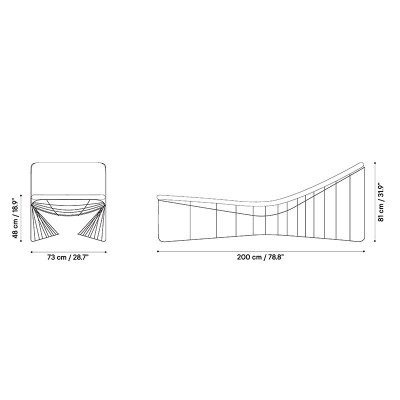 Isimar, Chaise longue Topos par Zaha Hadid Architects Isimar, Chaise longue Topos par Zaha Hadid Architects