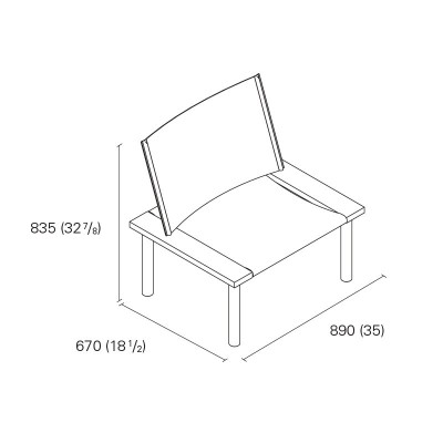 E15, Ilma Lounge chair