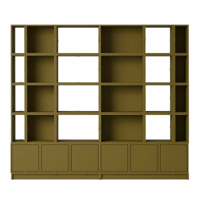 Muuto, Système de rangement empilé / Étagère de bureau - Configuration 1 Muuto, Système de rangement empilé / Étagère de bureau - Configuration 1