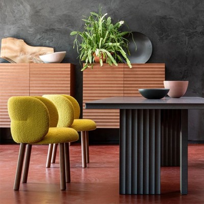 Moroso, Getlucky chair with oak base Moroso, Getlucky chair with oak base