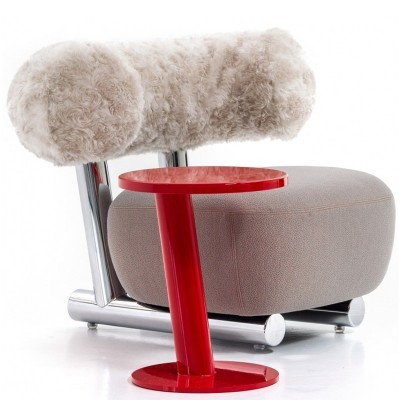 Moroso, mesa auxiliar Pipe Side Table: Ø37 x alto 44 Moroso, mesa auxiliar Pipe Side Table: Ø37 x alto 44