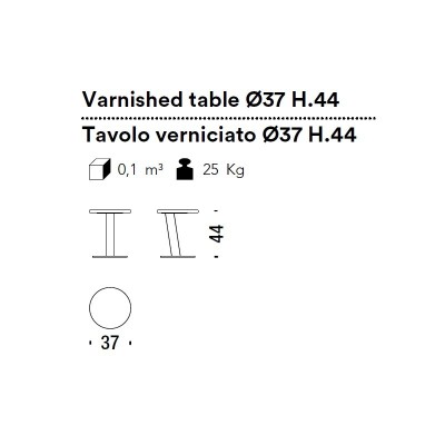 Moroso, mesa auxiliar Pipe Side Table: Ø37 x alto 44 Moroso, mesa auxiliar Pipe Side Table: Ø37 x alto 44