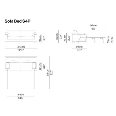 Perobell, sofá-cama Sofia Perobell, sofá-cama Sofia