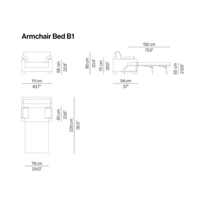 Perobell, sofá-cama Sofia Perobell, sofá-cama Sofia