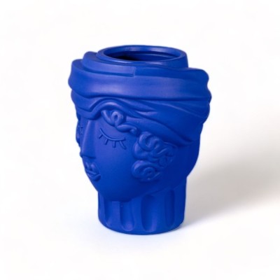 Jarrón Magna Graecia mujer color azul Seletti lateral 2