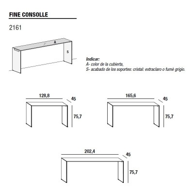 LAGO - Console Fine 2161 LAGO - Console Fine 2161