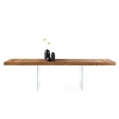 Table extensible AIR en bois de bois sauvage de LAGO