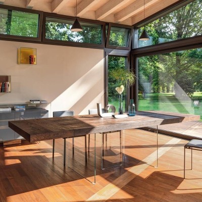 AIR extendable table in Wildwood wood by LAGO AIR extendable table in Wildwood wood by LAGO