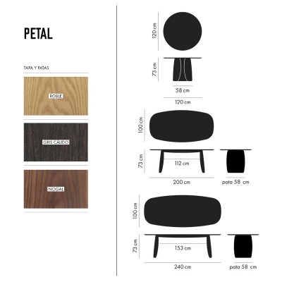 STUA, Mesa de jantar Petal