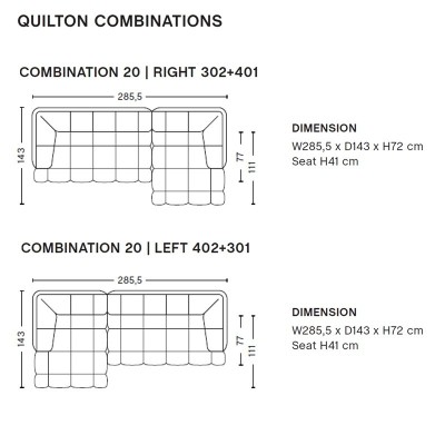 Quilton Divano Combinazione 20 di HAY Quilton Divano Combinazione 20 di HAY