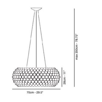 Lámpara Caboche Grande LED de suspensión - Foscarini Lámpara Caboche Grande LED de suspensión - Foscarini